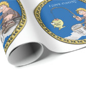 ビッグ・ベース漁師魚釣りオンザアイス ラッピングペーパー (ロールコーナー)