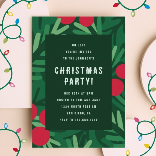 ビッグ・ホリーとベリー 招待状