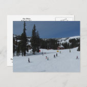 ビッグ・ホワイト・スキーシーン ポストカード (正面/裏面)