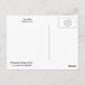 ビッグ・ホワイト・スキーシーン ポストカード (裏面)