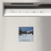 ビッグ・ホワイト、B.C.カナダ マグネット (インサイチュ (食洗機))