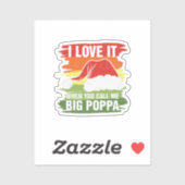 ビッグ・ポッパって呼ぶのが大好き シール (シート)