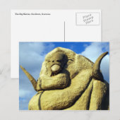 ビッグ・メリーノ顔 ポストカード (正面/裏面)