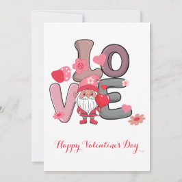 ビッグ・ラブ・バレンタイン・ギフトカード 招待状