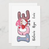 ビッグ・ラブ・バレンタイン・ギフトカード 招待状 (正面/裏面)