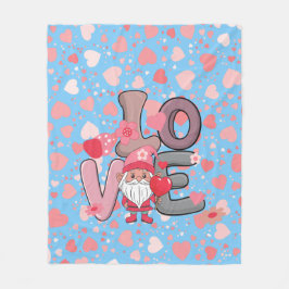 ビッグ・ラブ・バレンタイン・ギフト フリースブランケット