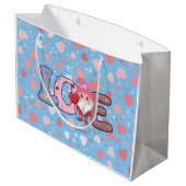 ビッグ・ラブ・バレンタイン・ギフト ラージペーパーバッグ (裏面アングル)