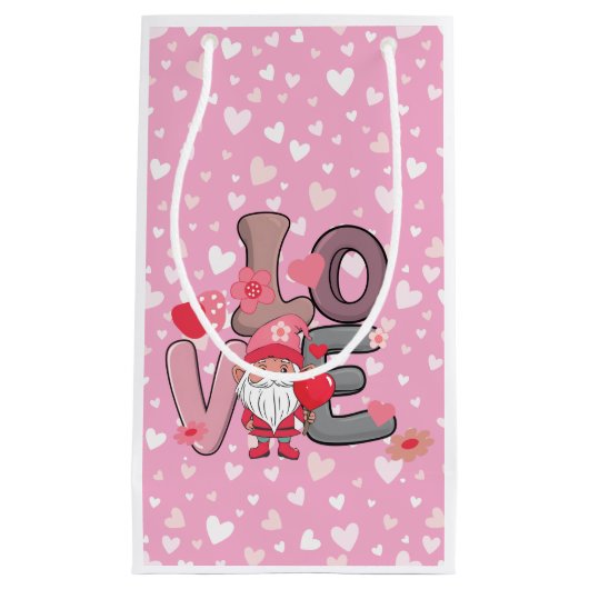 ビッグ・ラブ・ヴァレンティネス・デイ・ギフト抱き枕 スモールペーパーバッグ (正面)