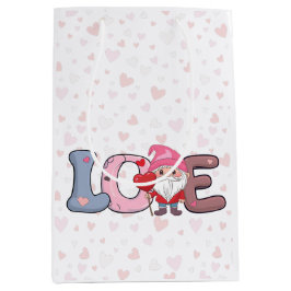 ビッグ・ラブ・ヴァレンティネス・デイ・ギフト抱き枕 ミディアムペーパーバッグ