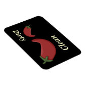 ビッグ&リトルレッドペッパー食洗機マグネット マグネット (右側)