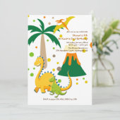 ビッグ&リトル恐竜招待状 招待状 (スタンド正面)