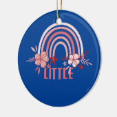 ビッグ・リトル・ソロリティ・ウィークが大学の妹を明らかにする セラミックオーナメント (左)