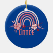 ビッグ・リトル・ソロリティ・ウィークが大学の妹を明らかにする セラミックオーナメント (裏面)