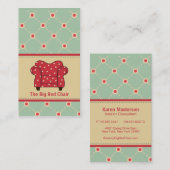 ビッグ・レッド・チェア・ビジネス・カード 名刺 (正面/裏面)