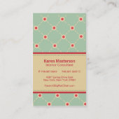 ビッグ・レッド・チェア・ビジネス・カード 名刺 (裏面)