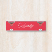 ビッグ・レッド・マルガリータ・カクテルドリンクThunder_Cove サインプレート (正面)