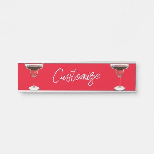 ビッグ・レッド・マルガリータ・カクテルドリンクThunder_Cove サインプレート (正面)