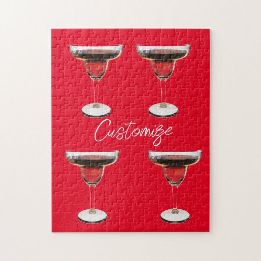 ビッグ・レッド・マルガリータ・カクテルドリンクThunder_Cove ジグソーパズル (縦)