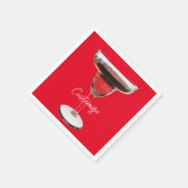 ビッグ・レッド・マルガリータ・カクテルドリンクThunder_Cove スタンダードカクテルナプキン (角)