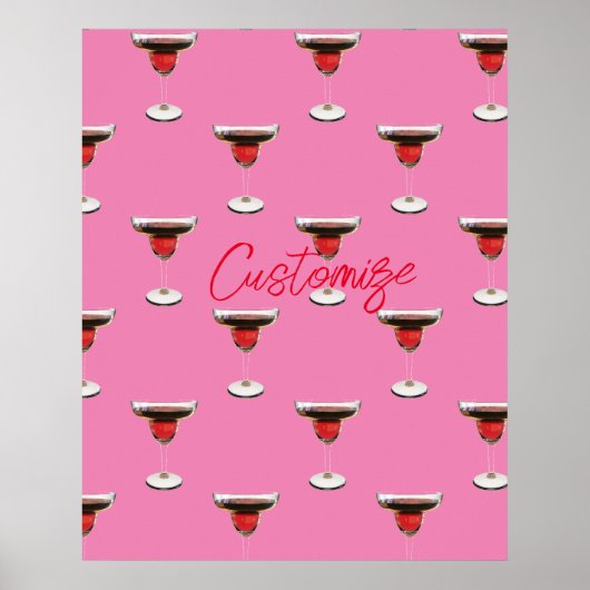 ビッグ・レッド・マルガリータ・カクテルドリンクThunder_Cove ポスター (正面)