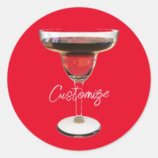 ビッグ・レッド・マルガリータ・カクテルドリンクThunder_Cove ラウンドシール (正面)