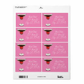 ビッグ・レッド・マルガリータ・カクテルドリンクThunder_Cove ラベル (フルシート)