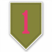 ビッグ・レッド・ワンのビニール・カット・シール シール (正面)