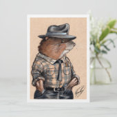 ビッグ・ロックの動物：E.マスクラット (スタンド正面)