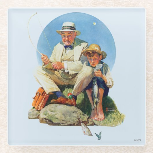 ビッグ・ワンの獲得 ガラスコースター (正面)