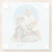 ビッグ・ワンの獲得 ガラスコースター (裏面)