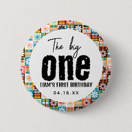 ビッグ・ワンの1歳の誕生日 缶バッジ