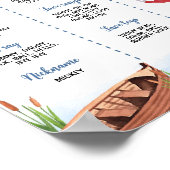 ビッグ・ワン魚釣り第1回バースデーマイルストーンポスター ポスター (角)