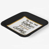 ビッグ・ワン90のヒップホップ1歳の誕生日/赤ちゃんシャワー ペーパープレート (傾斜あり)