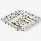 ビッグ・ワン90のヒップホップ1歳の誕生日/赤ちゃんシャワー ペーパープレート (傾斜あり)