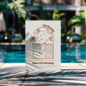 ビッグ・ワン | 男の子の初めてのサーフビーチ誕生日 招待状