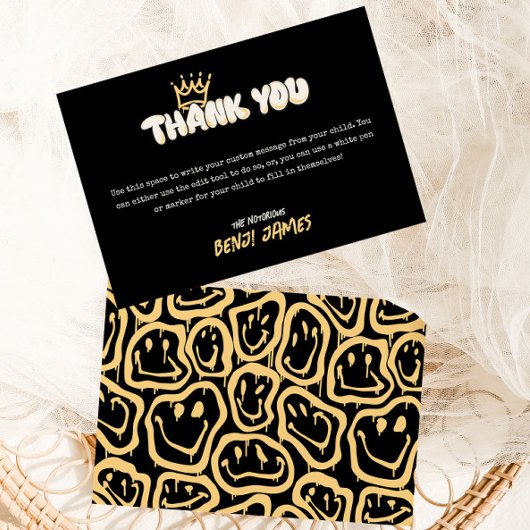 ビッグ・ワン | 90年代スタイルの初めての誕生日 サンキューカード