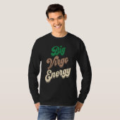 ビッグ《星座》乙女座エネル男性へギー《星座》乙女座シャツZo女性用 Tシャツ (正面フル)