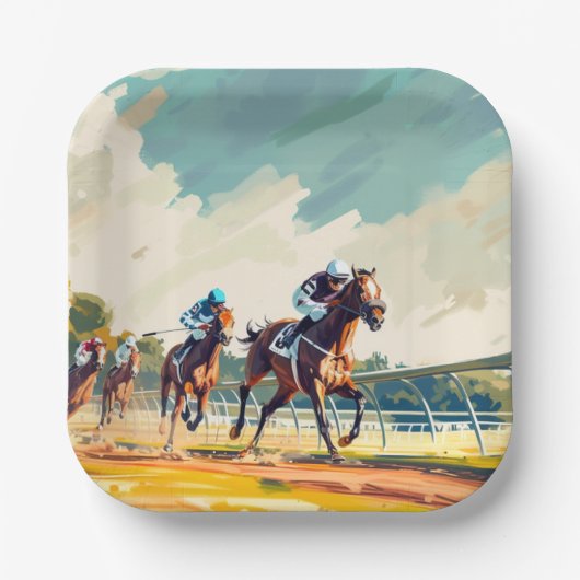 ビッグ"D"レース紙プレート ペーパープレート (正面)