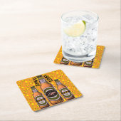 ビッグBREWSカスタムビール スクエアペーパーコースター (インサイチュ)