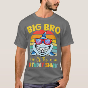 ビッグBroオブザシャーク誕生日ファミリー誕生日リッツ Tシャツ