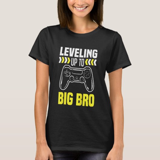 ビッグBroゲーマーゲームの大きなスープにレベリング子供 Tシャツ (正面)