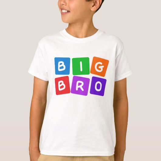 ビッグBroシャツ – 選択スタイル&カラー Tシャツ (正面)
