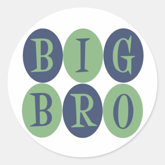 ビッグBroスタンプ ラウンドシール (正面)