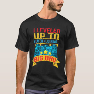 ビッグBroプレーヤー4にレベルアップ参加ことわざ Tシャツ