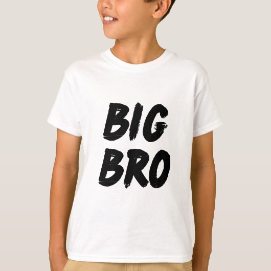 ビッグBROベビー兄弟発表、兄弟姉妹ギフト Tシャツ (正面)