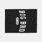 ビッグBro Est 2026ニューブラザーベビーAnnoに昇格 フリースブランケット (正面(横))