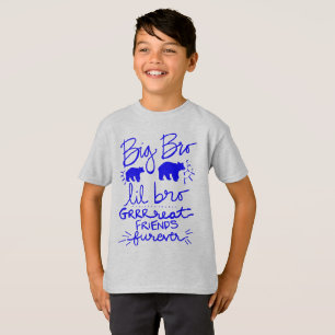 ビッグBro Lil BroマッチングベアーギフトTシャツ Tシャツ