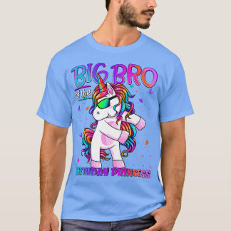 ビッグBro of誕生日プリンセスフロンユニコーンビッグ Tシャツ