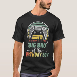 ビッグBro of the誕生日ボーイビデオゲーマーマッチングF Tシャツ