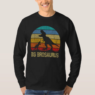 ビッグBroSaurus Tレックス恐竜ビッグBrother Saurus Fa Tシャツ